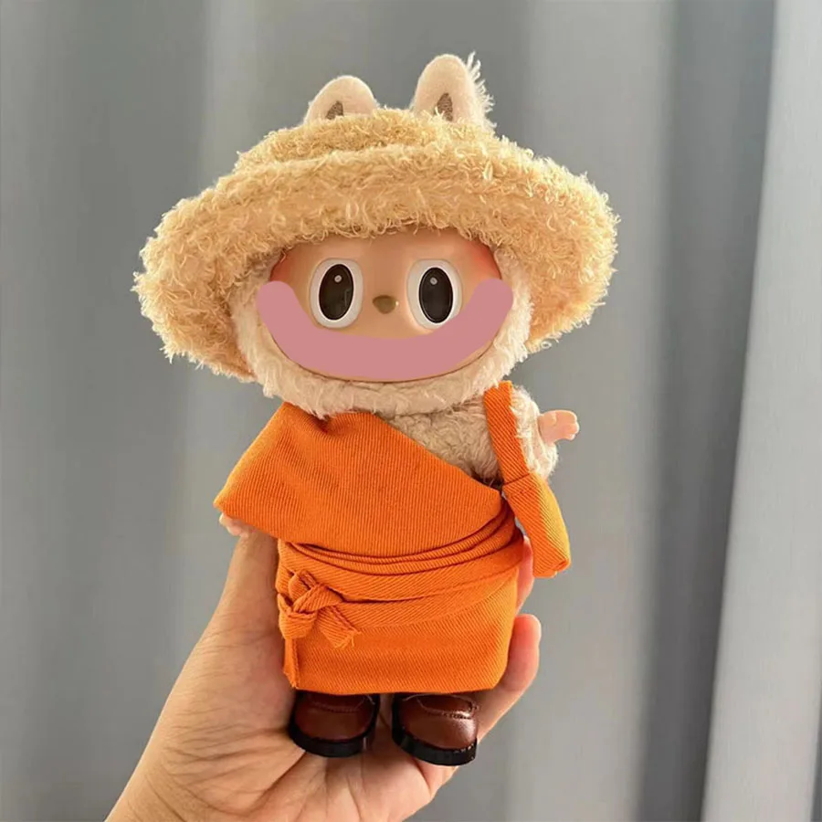 17cm pendant blind box Labubu doll costume keychain Labubu doll monk costume 4-piece set cute
17cm pendant blind box Labubu doll costume keychain Labubu doll monk costume 4-piece set cute