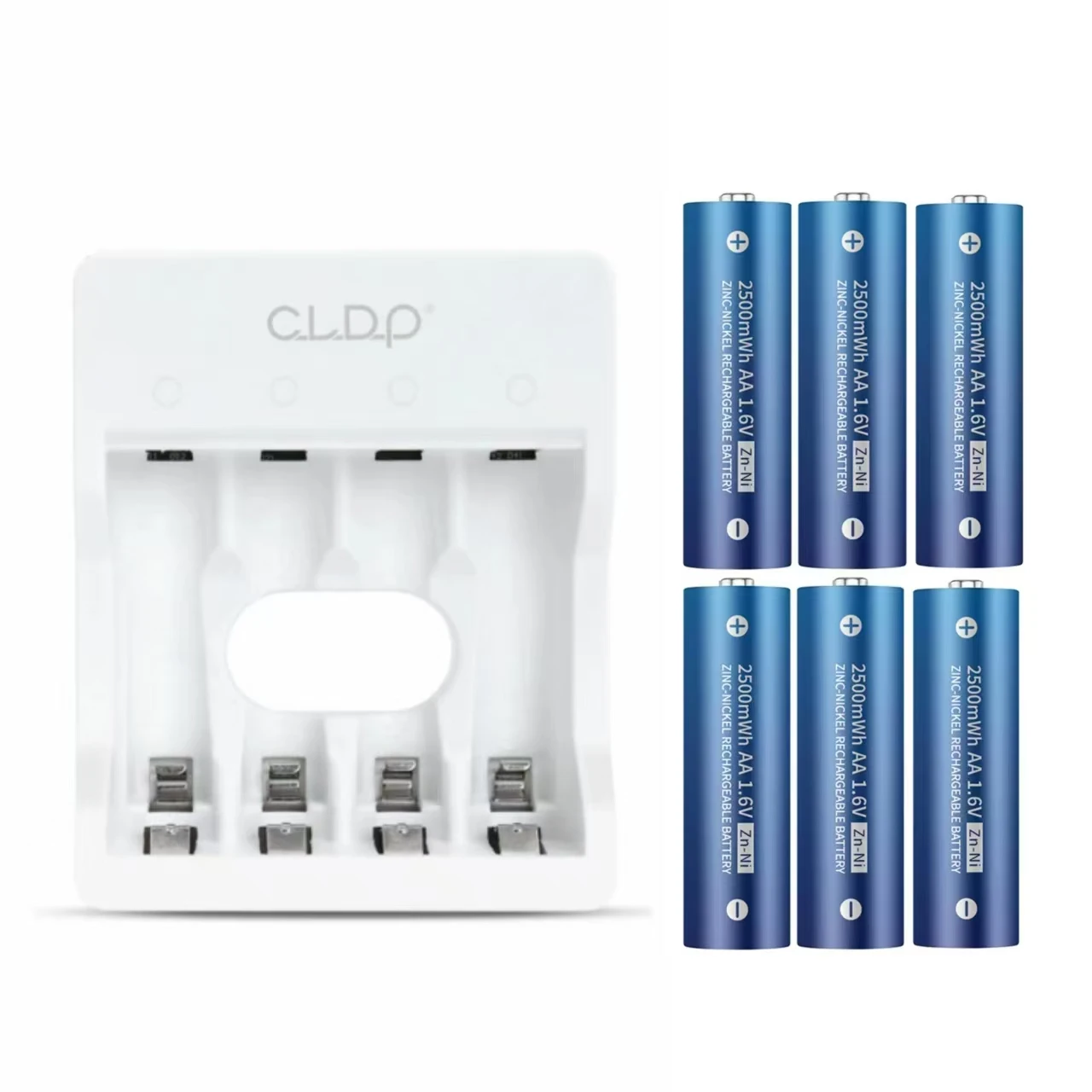 6PCS 1.6V AA rechargeable battery Ni-Zn 2500mWh rechargeable battery with AA AAA Ni-Zn smart charger
6PCS 1.6V AA rechargeable battery Ni-Zn 2500mWh rechargeable battery with AA AAA Ni-Zn smart charger