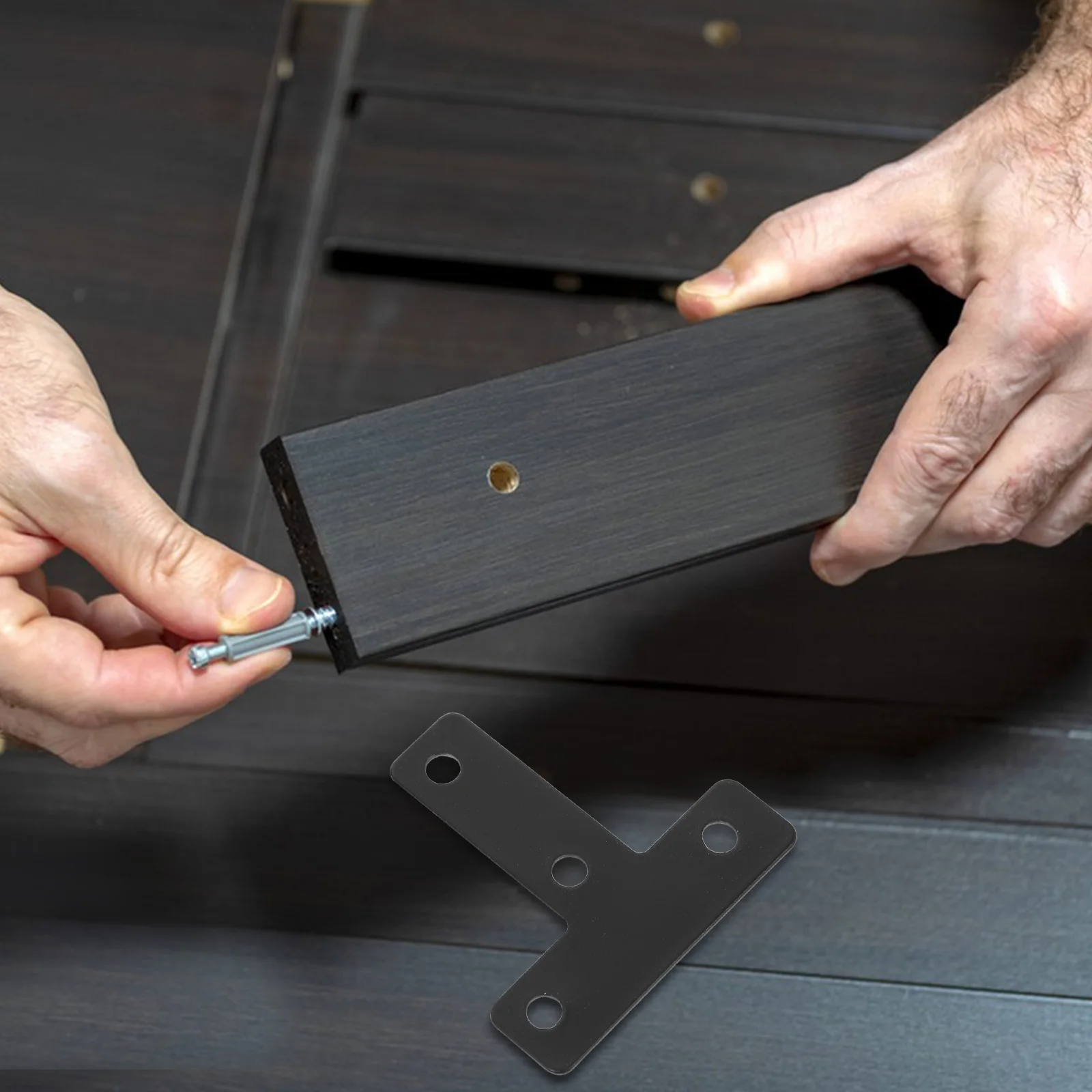 20pcs Stainless Steel T-Shape Corner Brackets 30X30Mm Heavy Duty Flat Angle Connectors For Wood Furniture Frame Repair Mounting
20pcs Stainless Steel T-Shape Corner Brackets 30X30Mm Heavy Duty Flat Angle Connectors For Wood Furniture Frame Repair Mounting