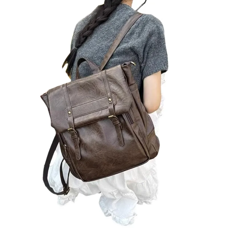 College Style Backpack 2024 New Retro College Student Class Backpack Simple Large Capacity Commuting Backpack
College Style Backpack 2024 New Retro College Student Class Backpack Simple Large Capacity Commuting Backpack
