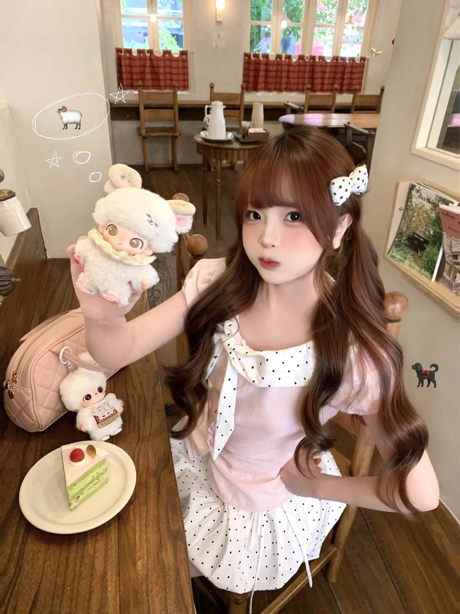 Summer Sweet Style Pink Design Short Sleeve Polka Dot Knot Slimming Flower Bud Skirt Two Piece Set Women's Fashion
Summer Sweet Style Pink Design Short Sleeve Polka Dot Knot Slimming Flower Bud Skirt Two Piece Set Women's Fashion