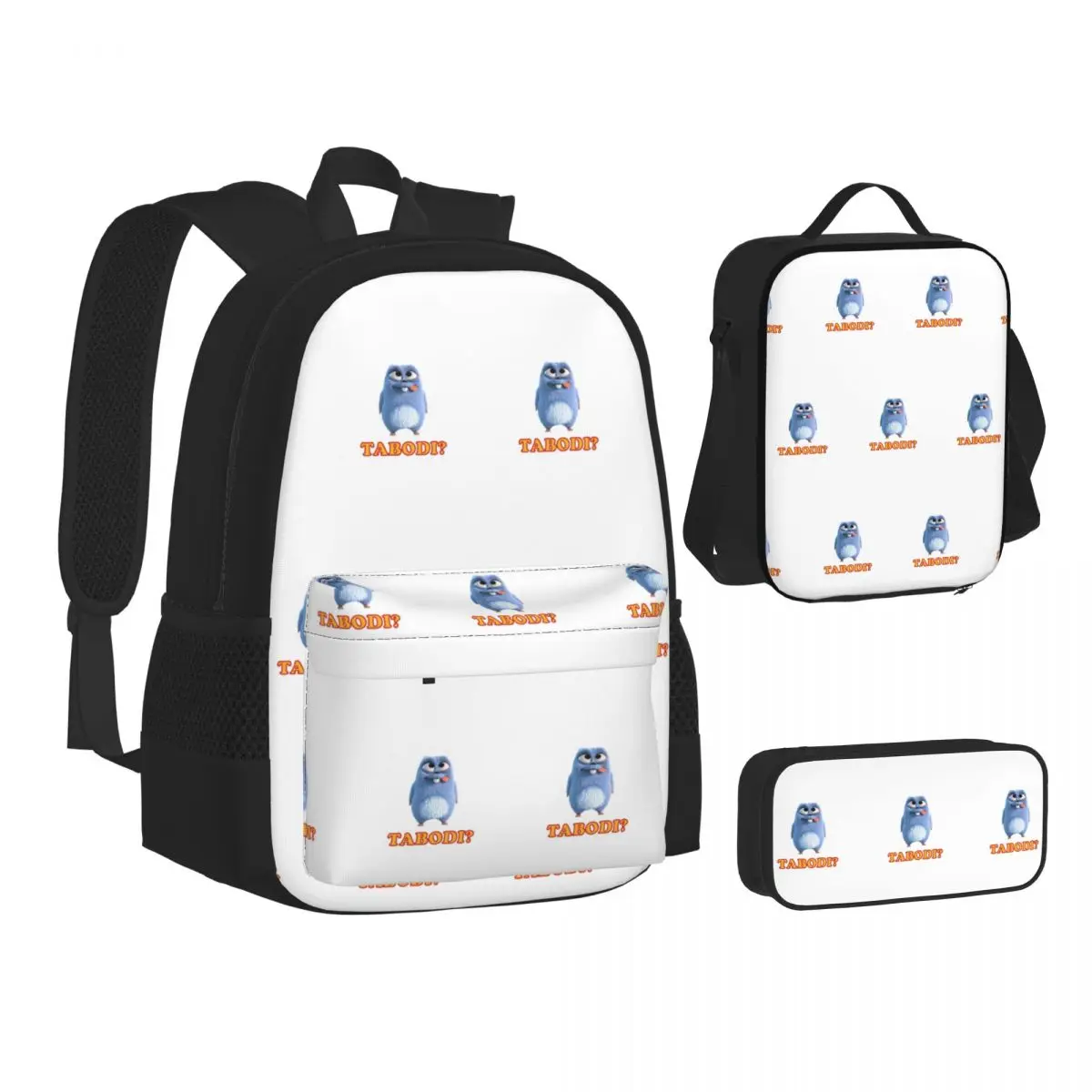 Happy Solo Alone Hungry Delicious Cartoon Backpacks Students School Bags Kids Rucksack Lunch Bag Pen Bag Three-Piece Set
Happy Solo Alone Hungry Delicious Cartoon Backpacks Students School Bags Kids Rucksack Lunch Bag Pen Bag Three-Piece Set