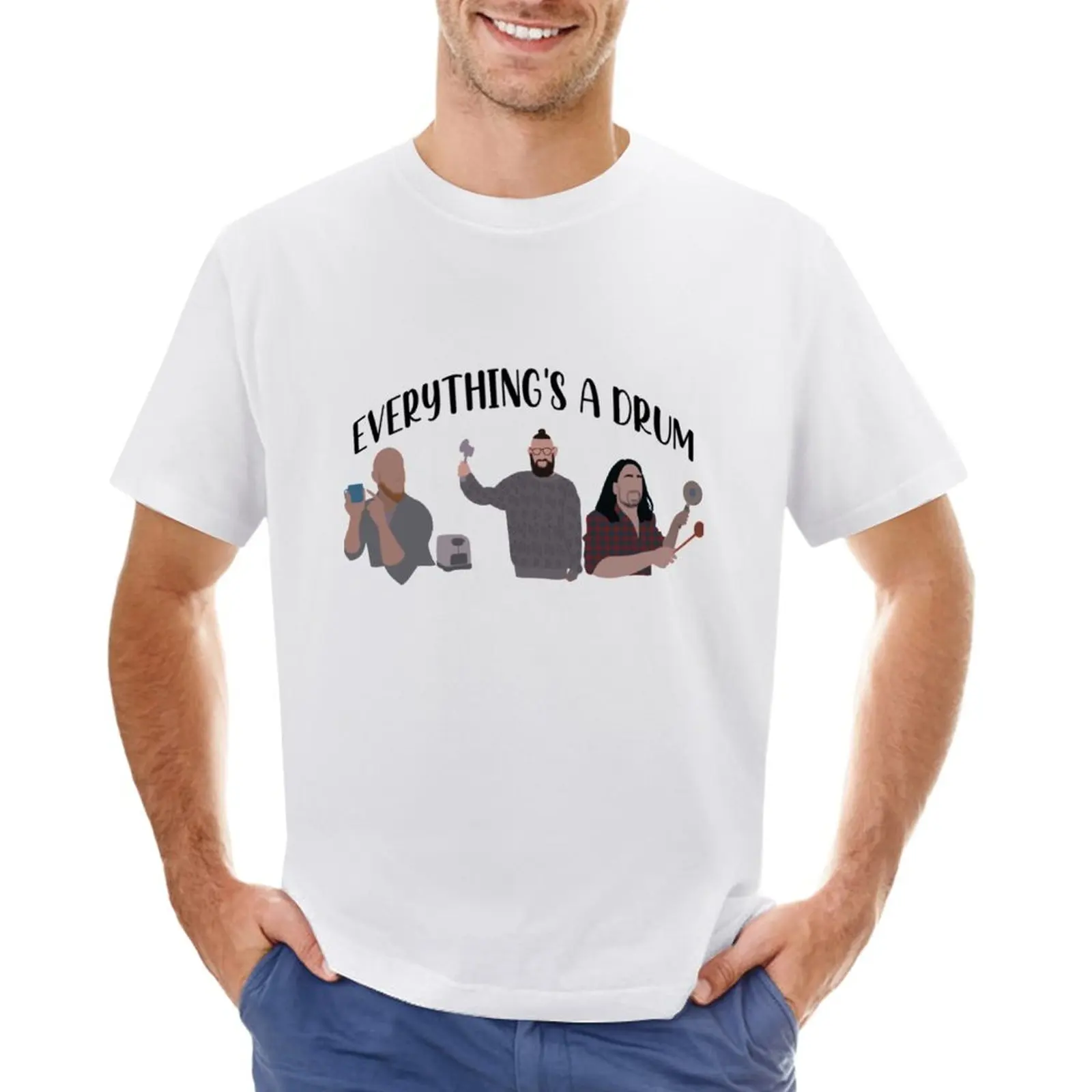 Everything_s a drum T-Shirt boys animal print plain shirts graphic tees Men's clothing
Everything_s a drum T-Shirt boys animal print plain shirts graphic tees Men's clothing