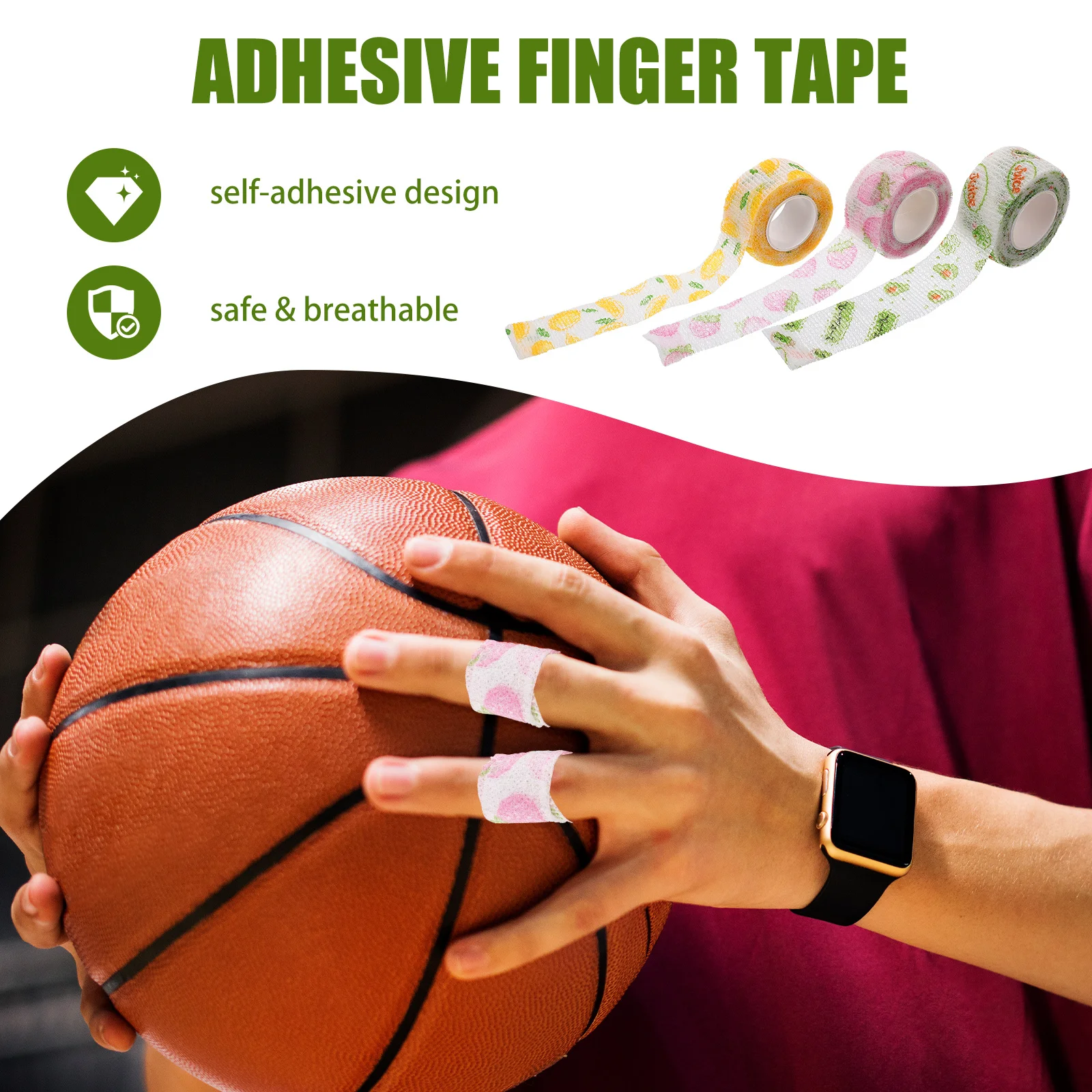 12 Rolls Breathable Self Adhesive Finger Bandage Elastic Wrap Tape for Sports Protection Athletic Wrap and Wound Care
12 Rolls Breathable Self Adhesive Finger Bandage Elastic Wrap Tape for Sports Protection Athletic Wrap and Wound Care