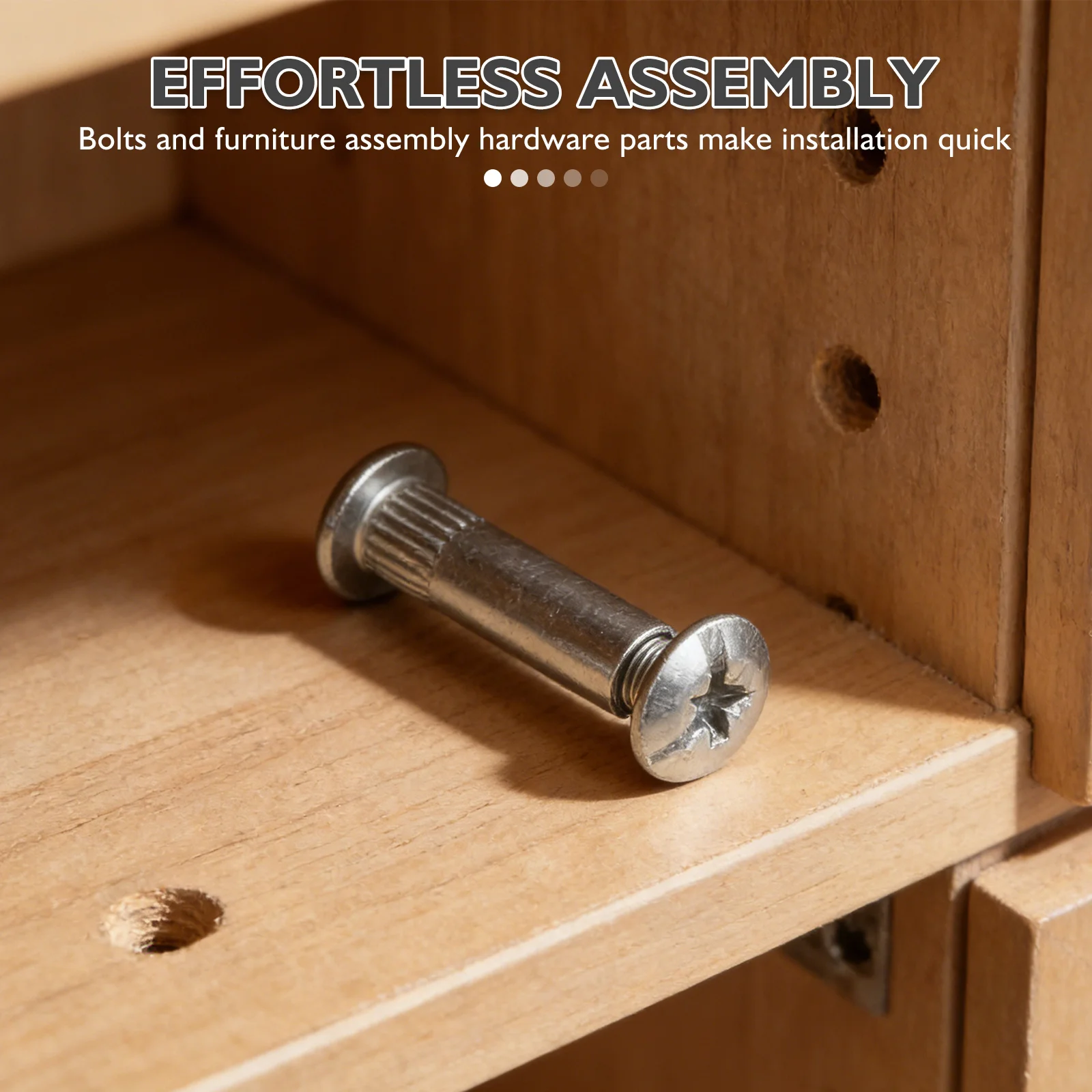 100Pcs Furniture Connector Screws M6 Cabinet Panel Binding Bolts Nut Set Combination Machine Chicago Bolts for Wood Furniture
100Pcs Furniture Connector Screws M6 Cabinet Panel Binding Bolts Nut Set Combination Machine Chicago Bolts for Wood Furniture