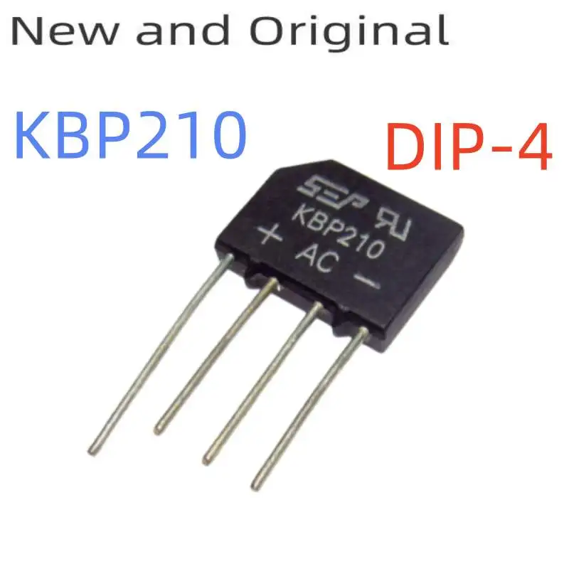 Kbp210 Single Phase 2.0 Amps Silicon Bridge Rectifiers
Kbp210 Single Phase 2.0 Amps Silicon Bridge Rectifiers