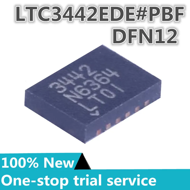 1-10pcs %New original LTC3442EDE#PBF Silk Screen 3442 (lift type Vin=2.4V~5.5V Vout=2.4V~5.25V 1.2A) package DFN12
1-10pcs %New original LTC3442EDE#PBF Silk Screen 3442 (lift type Vin=2.4V~5.5V Vout=2.4V~5.25V 1.2A) package DFN12