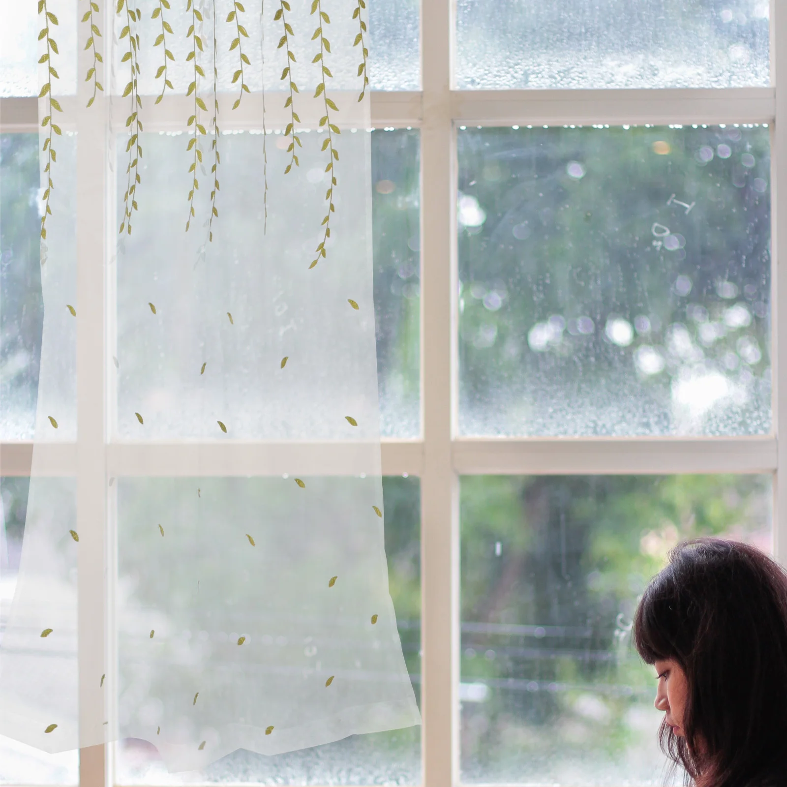 Embroidered Window Sheer Curtains Transparent Voile Hall Kitchen Bedroom Decor Privacy Sheer Material Home Furnishing
Embroidered Window Sheer Curtains Transparent Voile Hall Kitchen Bedroom Decor Privacy Sheer Material Home Furnishing