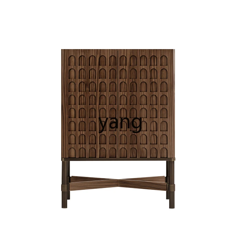 LH retro art dining side cabinet high-grade walnut pure solid wood vertical cabinet
LH retro art dining side cabinet high-grade walnut pure solid wood vertical cabinet