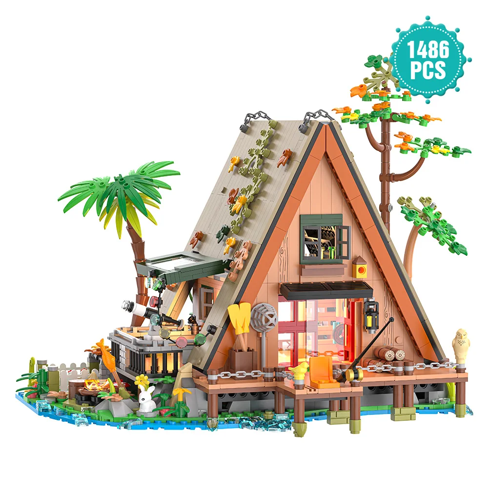 Идеи A-Frame Tree Cabin Коллекционный демонстрационный набор Строительные блоки для любителей природы Взрослые Дети Подарок, 1486 шт.
Идеи A-Frame Tree Cabin Коллекционный демонстрационный набор Строительные блоки для любителей природы Взрослые Дети Подарок, 1486 шт.