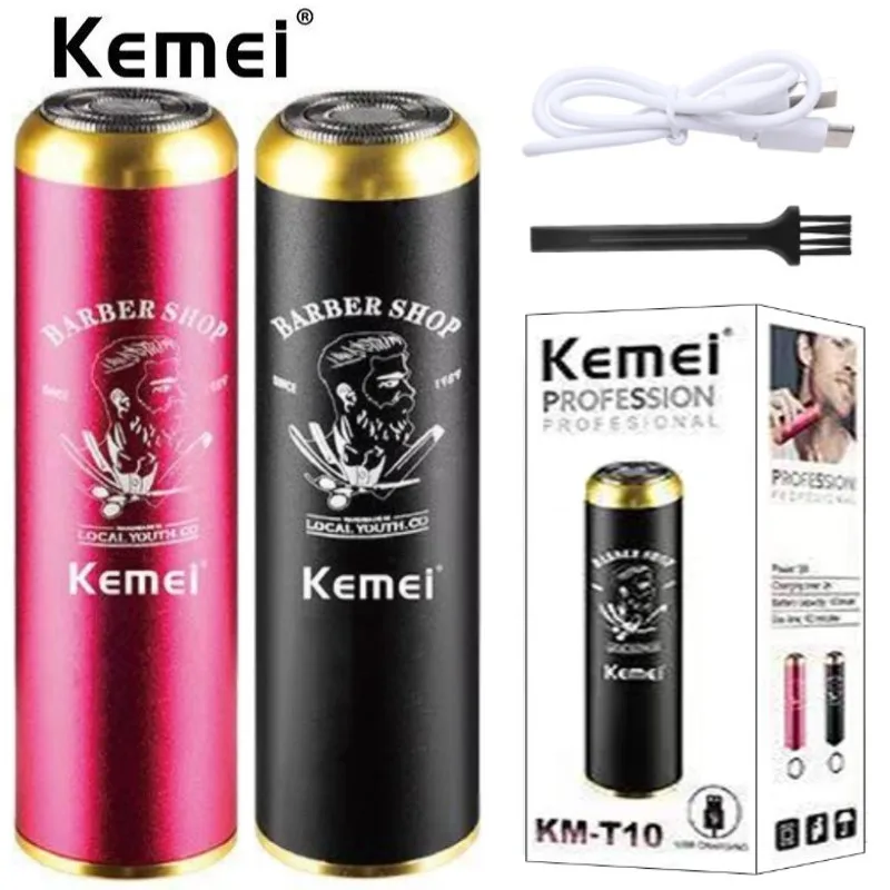 Kemei T10 Electric Shaver Wet and Dry Use Razor Men Rechargeable Portable Shaving Machine Beard Trimmer for Travel Business Trip
Kemei T10 Electric Shaver Wet and Dry Use Razor Men Rechargeable Portable Shaving Machine Beard Trimmer for Travel Business Trip
