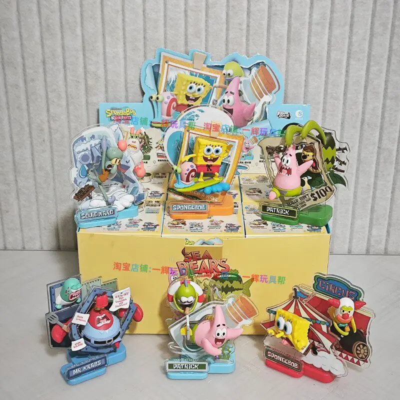 Anime Figure SpongeBob SquarePants Travel for A Moment Blind Box Toys Collection Ornaments Girls Boys Gifts
Anime Figure SpongeBob SquarePants Travel for A Moment Blind Box Toys Collection Ornaments Girls Boys Gifts