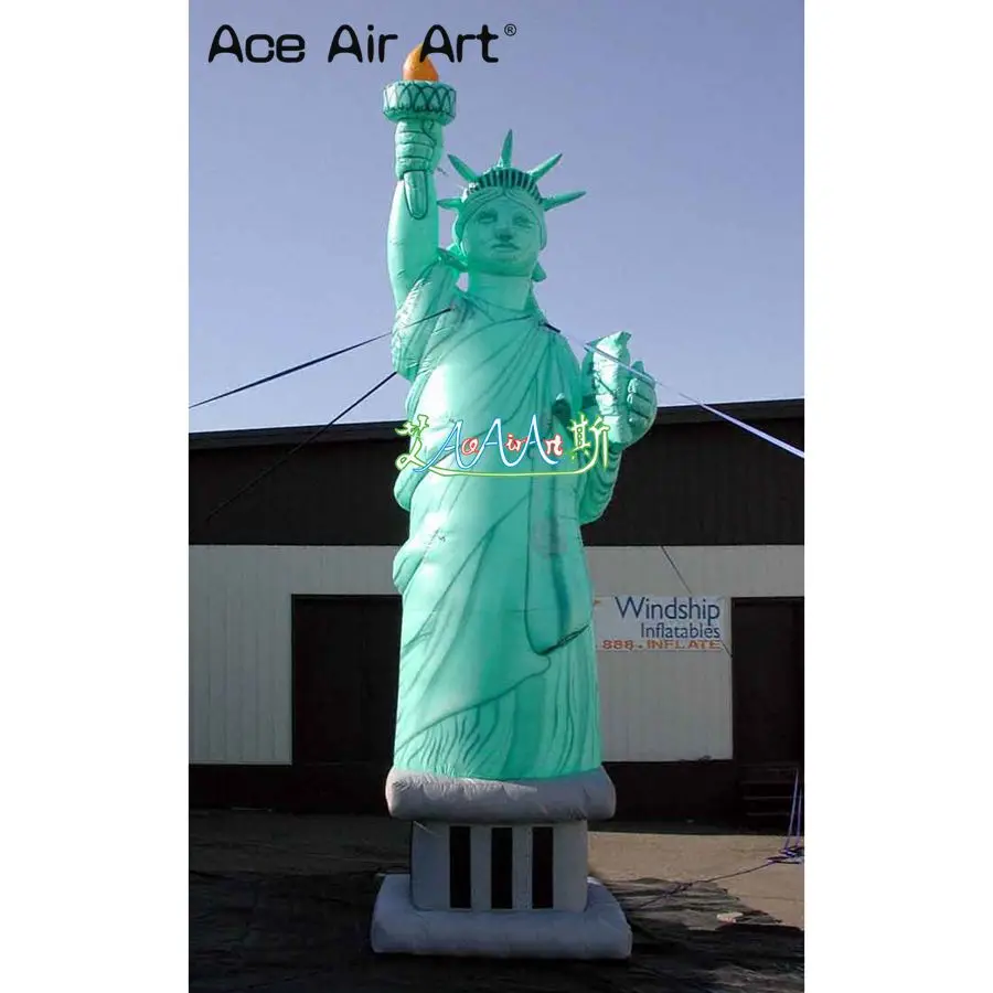 Famous Inflatable 5m/6m/8m H Statue of Liberty Model With Fan For Trade Show/ Advertising/Decoration Made By Ace Air Art
Famous Inflatable 5m/6m/8m H Statue of Liberty Model With Fan For Trade Show/ Advertising/Decoration Made By Ace Air Art