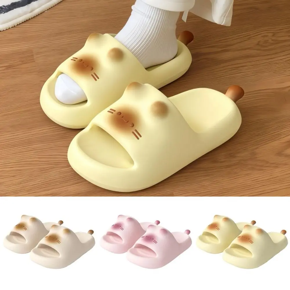 Summer Thick Bottom Cat Slippers Soft Sole Solid Color Beach Shoes Non Slip EVA Summer Home Slippers For Couples and Women
Summer Thick Bottom Cat Slippers Soft Sole Solid Color Beach Shoes Non Slip EVA Summer Home Slippers For Couples and Women