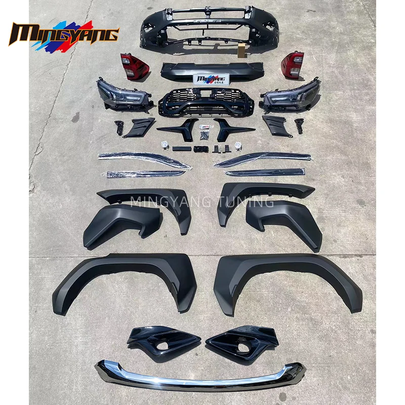 Modification Revo Rocco GR Sport Design Facelifts Bodykit Conversion Car Bumper for Hilux GR 2023 Body Kit
Modification Revo Rocco GR Sport Design Facelifts Bodykit Conversion Car Bumper for Hilux GR 2023 Body Kit