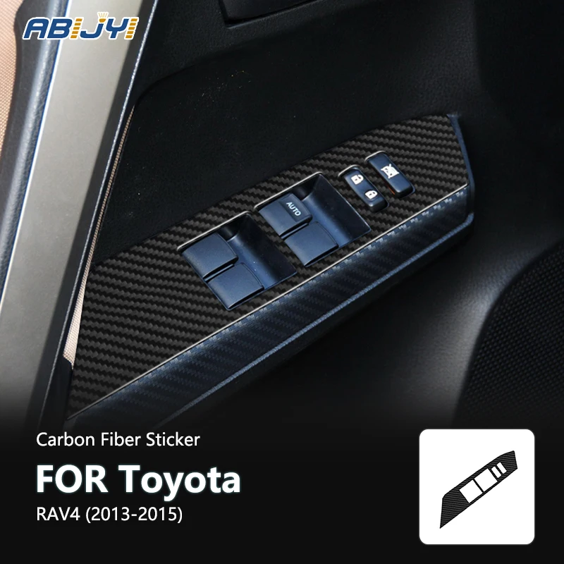 For Toyota RAV4 2013 2014 2015 New Carbon Fiber Interior Driver Side Front Door Control Decoration Sticker Decal Car Accessories
For Toyota RAV4 2013 2014 2015 New Carbon Fiber Interior Driver Side Front Door Control Decoration Sticker Decal Car Accessories