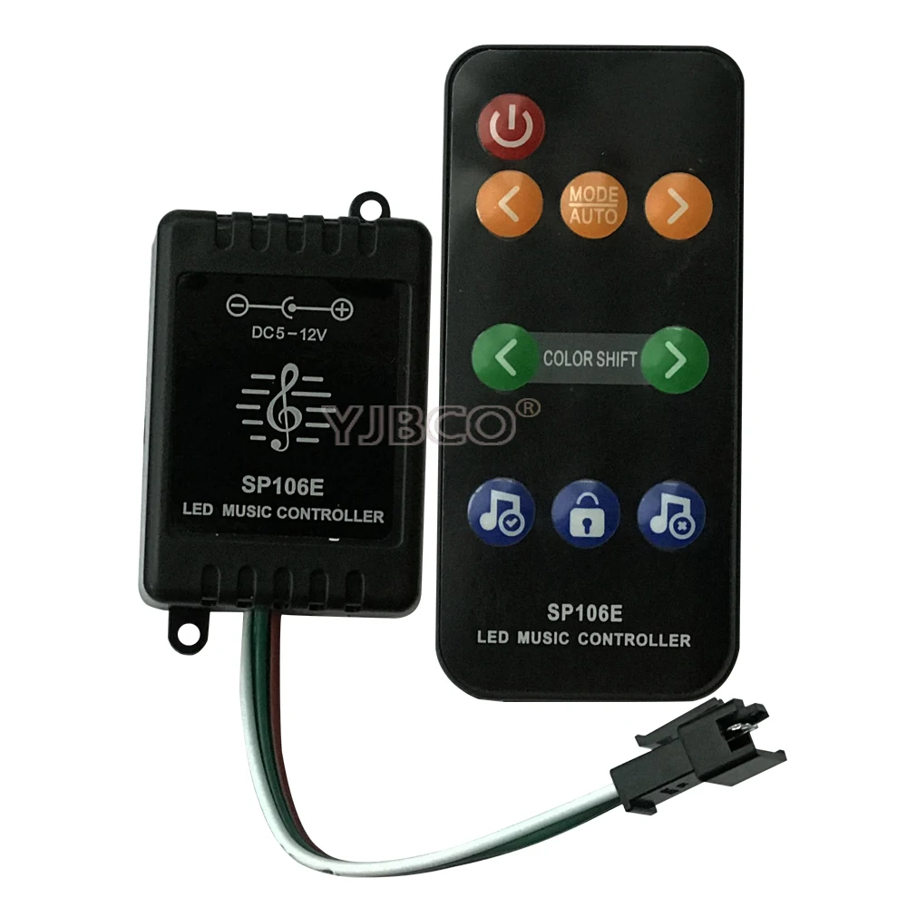 SP106E 9keys LED Music Controller DC5V-12V WS2811 /WS2812B /6812 /1903/6803 Magic LED tape digital colorful
SP106E 9keys LED Music Controller DC5V-12V WS2811 /WS2812B /6812 /1903/6803 Magic LED tape digital colorful