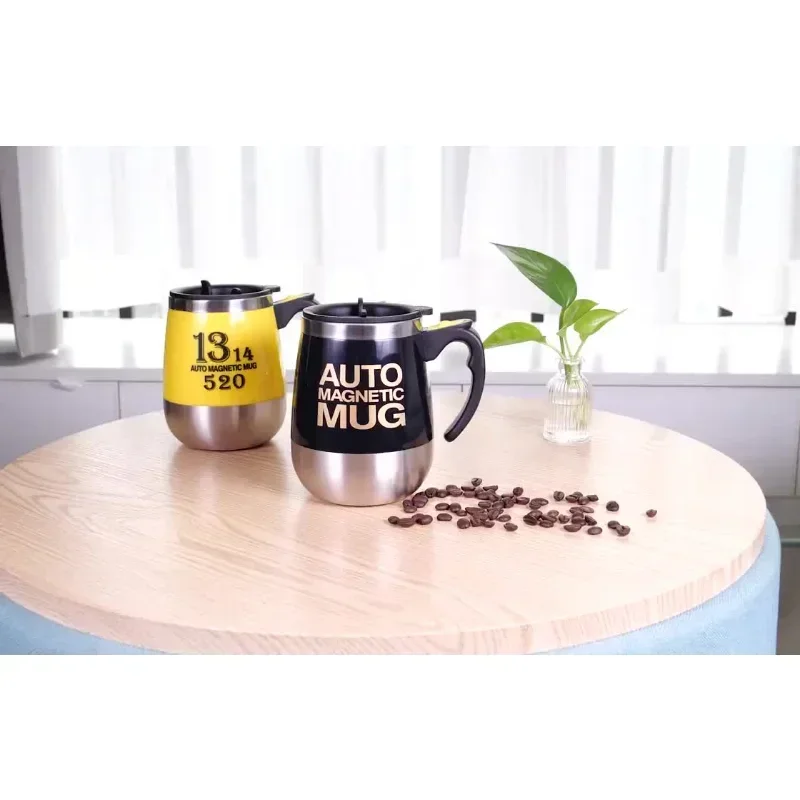304 Stainless Steel Creative Automatic Self Stirring Magnetic Thermal Cup Smart Mixer Coffee Milk Mixing Cup
304 Stainless Steel Creative Automatic Self Stirring Magnetic Thermal Cup Smart Mixer Coffee Milk Mixing Cup