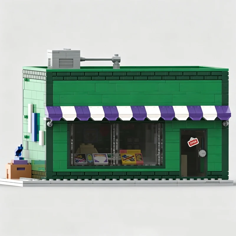 Popular Anime Model MOC Building Brick Springfield Baseball Card Shop Modular Technology Assemble Children Toy Suit Gift Holiday
Popular Anime Model MOC Building Brick Springfield Baseball Card Shop Modular Technology Assemble Children Toy Suit Gift Holiday