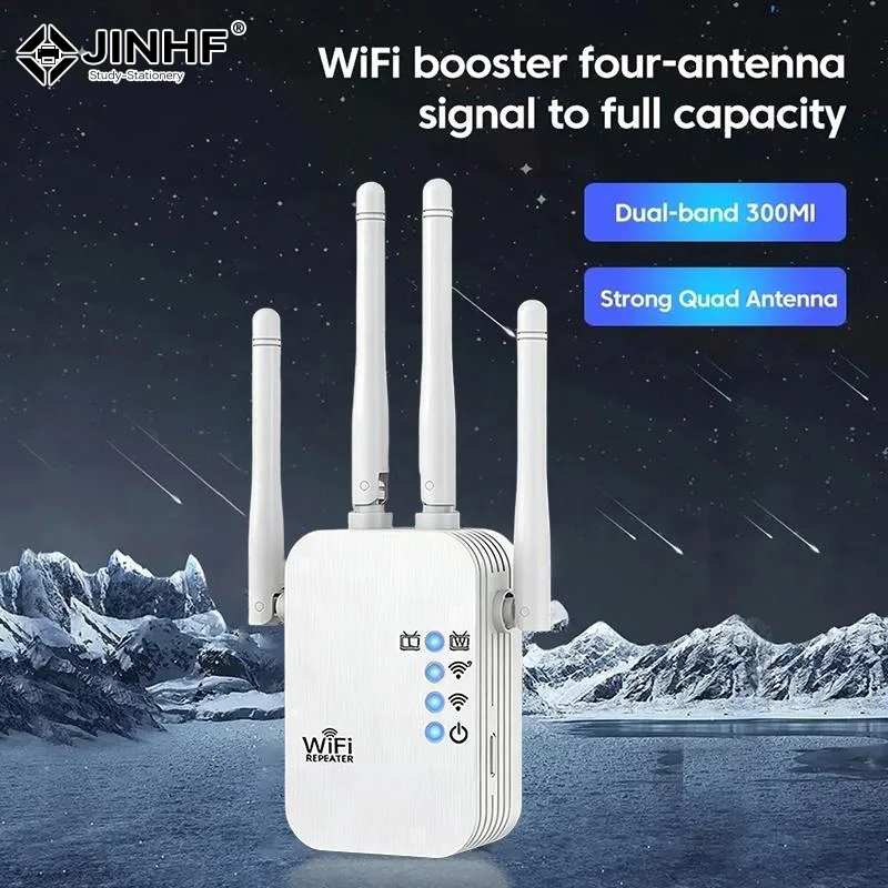 WALRAM 300Mbps Wireless WiFi Repeater 2.4G Signal Router 802.11N Long Range Wireless WiFi Extender Amplifier WIFI Booster
