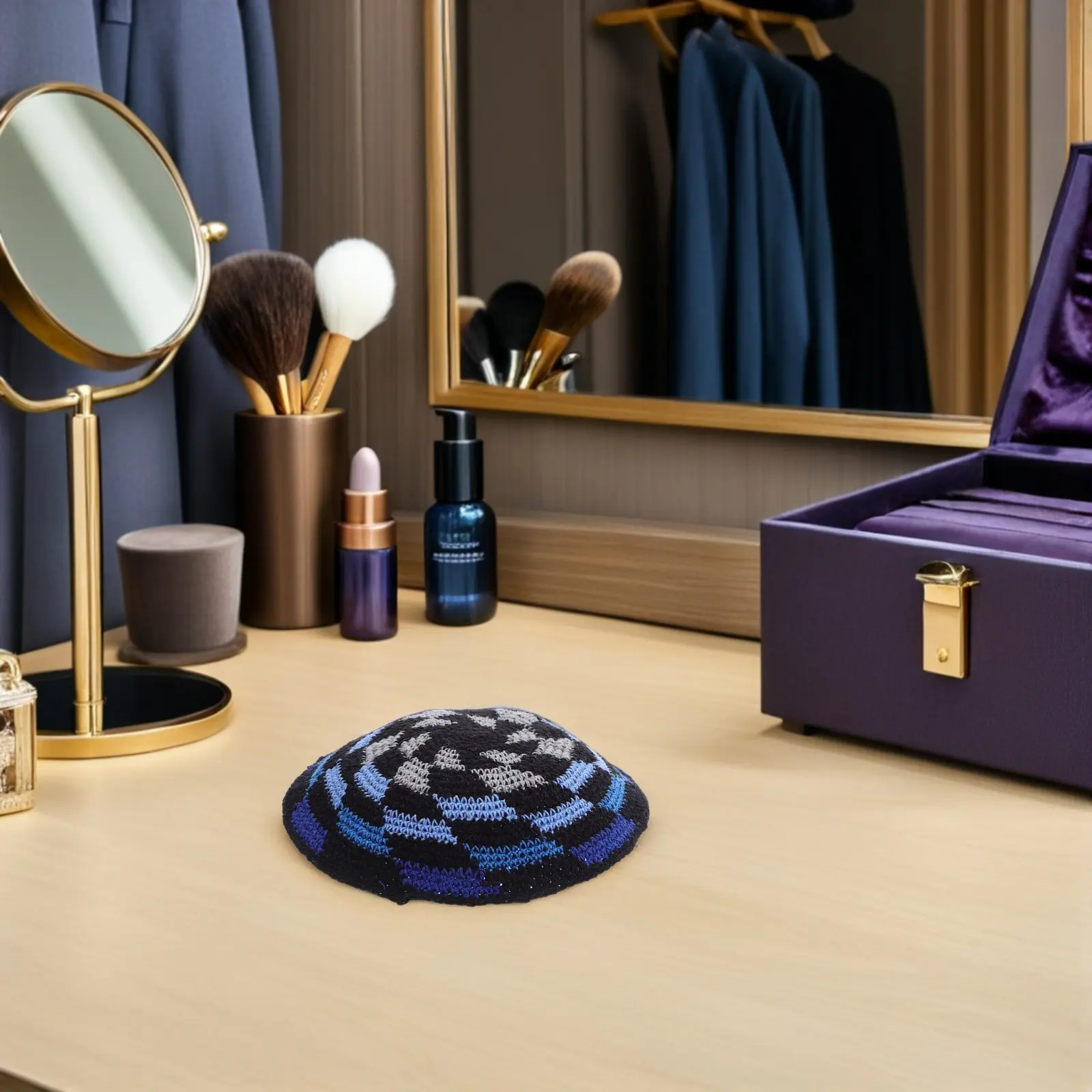 Вязаная вручную еврейская кипа (ярмулка) для мужчин: дышащая, удобная для ежедневной носки и церемоний
Вязаная вручную еврейская кипа (ярмулка) для мужчин: дышащая, удобная для ежедневной носки и церемоний