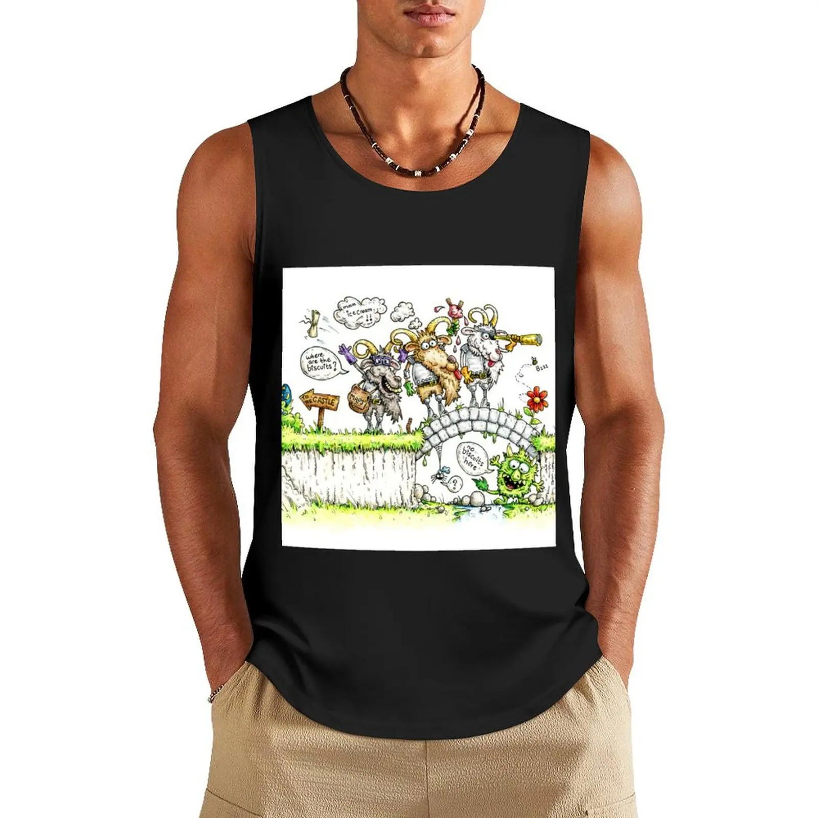 The King’s Biscuits - Billy Goats Gruff Tank Top clothes for men fashion 2025 man
The King’s Biscuits - Billy Goats Gruff Tank Top clothes for men fashion 2025 man