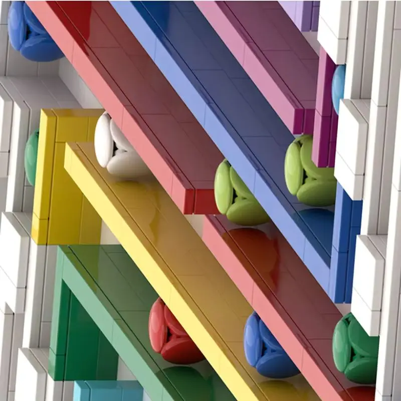MOC Building Blocks Rainbow Colorful Labyrinths Model DIY Technology Bricks Creative Street View Toys Assembly Collection Gifts
MOC Building Blocks Rainbow Colorful Labyrinths Model DIY Technology Bricks Creative Street View Toys Assembly Collection Gifts
