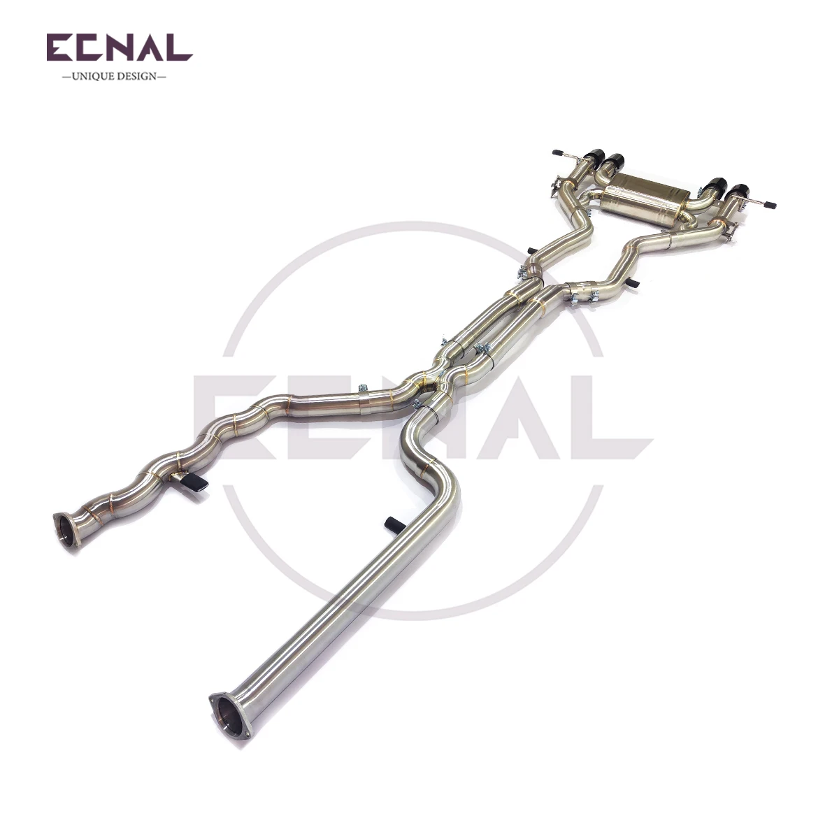 Ecnal Exhaust Catback with Valve Muffler 70mm/2.75inches Equal Length Mid Pipe for BMW G80 M3 G82 M4 G87 M2 S58 3.0T
Ecnal Exhaust Catback with Valve Muffler 70mm/2.75inches Equal Length Mid Pipe for BMW G80 M3 G82 M4 G87 M2 S58 3.0T