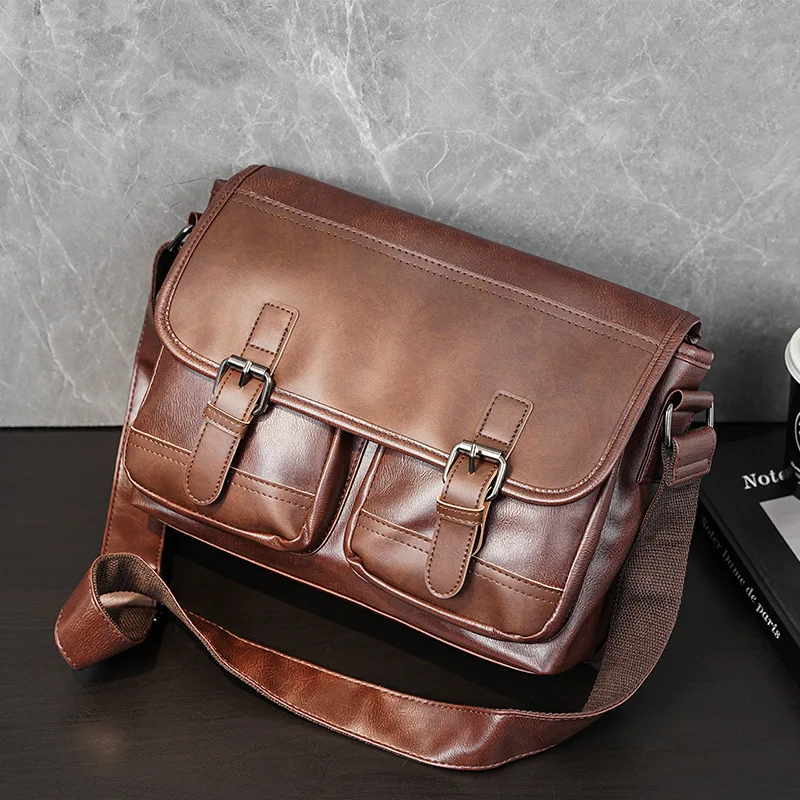 Retro Men Shoulder Bag Free Shipping Leather Messenger Bag Fashion Man Sling Bag Unisex Crossbody Bag Male iPad Bag
Retro Men Shoulder Bag Free Shipping Leather Messenger Bag Fashion Man Sling Bag Unisex Crossbody Bag Male iPad Bag