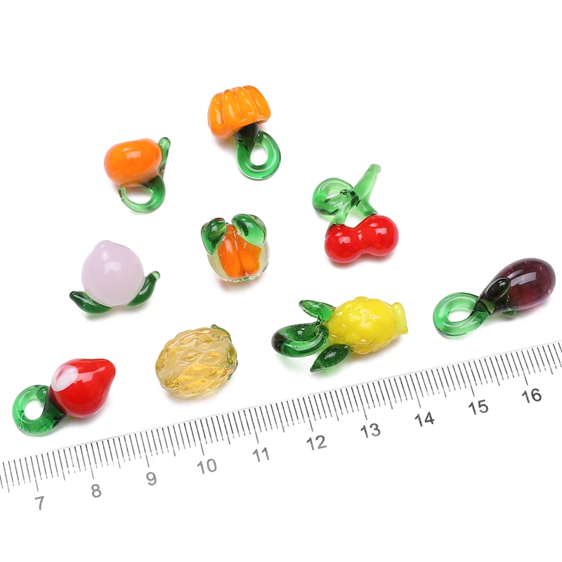 1pcs Fashion Glass Lampwork Beads Fruit and Vegetable Beads Decorative Beads For Necklace Bracelet DIY Making Accessories
1pcs Fashion Glass Lampwork Beads Fruit and Vegetable Beads Decorative Beads For Necklace Bracelet DIY Making Accessories