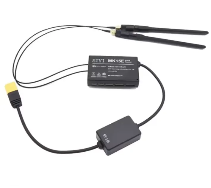 UFlightRC SIYI MK15E Air Unit Drone Accessory Full HD 1080p Long Range Image Transmission SBUS PWM Ethernet Mavlink Telemetry
UFlightRC SIYI MK15E Air Unit Drone Accessory Full HD 1080p Long Range Image Transmission SBUS PWM Ethernet Mavlink Telemetry