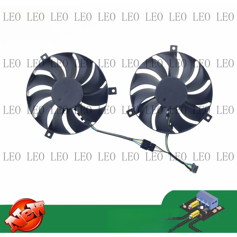 SS 85MM CF9015H12S Graphics card fan for PNY GeForce RTX 4060 8GB VERTO Dual Fan
SS 85MM CF9015H12S Graphics card fan for PNY GeForce RTX 4060 8GB VERTO Dual Fan