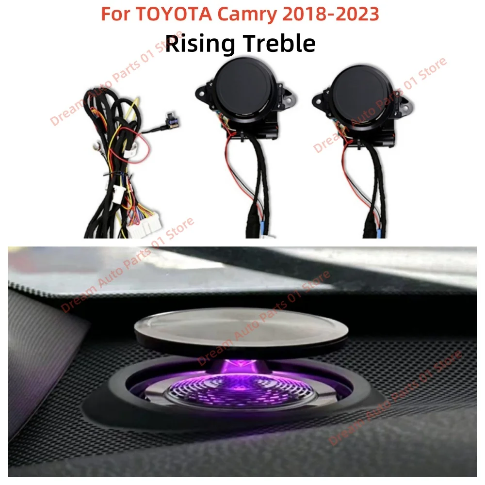 Suitable for Toyota Camry Car Dashboard lift speaker 64-color LED Ambient light Tweeter cover Instrument decoration Auto parts
Suitable for Toyota Camry Car Dashboard lift speaker 64-color LED Ambient light Tweeter cover Instrument decoration Auto parts