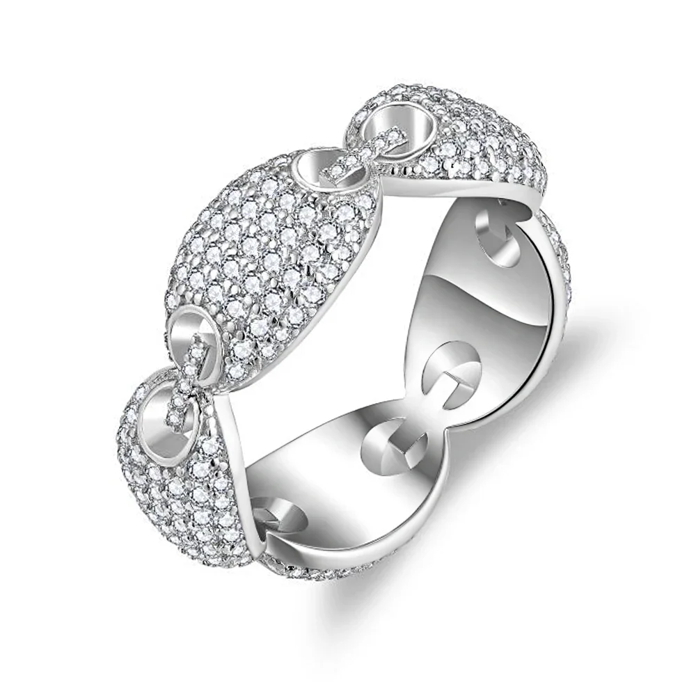 M-JAJA Hip Hop 100% Real 925 Sterling Silver VVS1 D Color GRA Moissanite Diamonds Wedding Band Engagement Rings Fine Jewelry
M-JAJA Hip Hop 100% Real 925 Sterling Silver VVS1 D Color GRA Moissanite Diamonds Wedding Band Engagement Rings Fine Jewelry