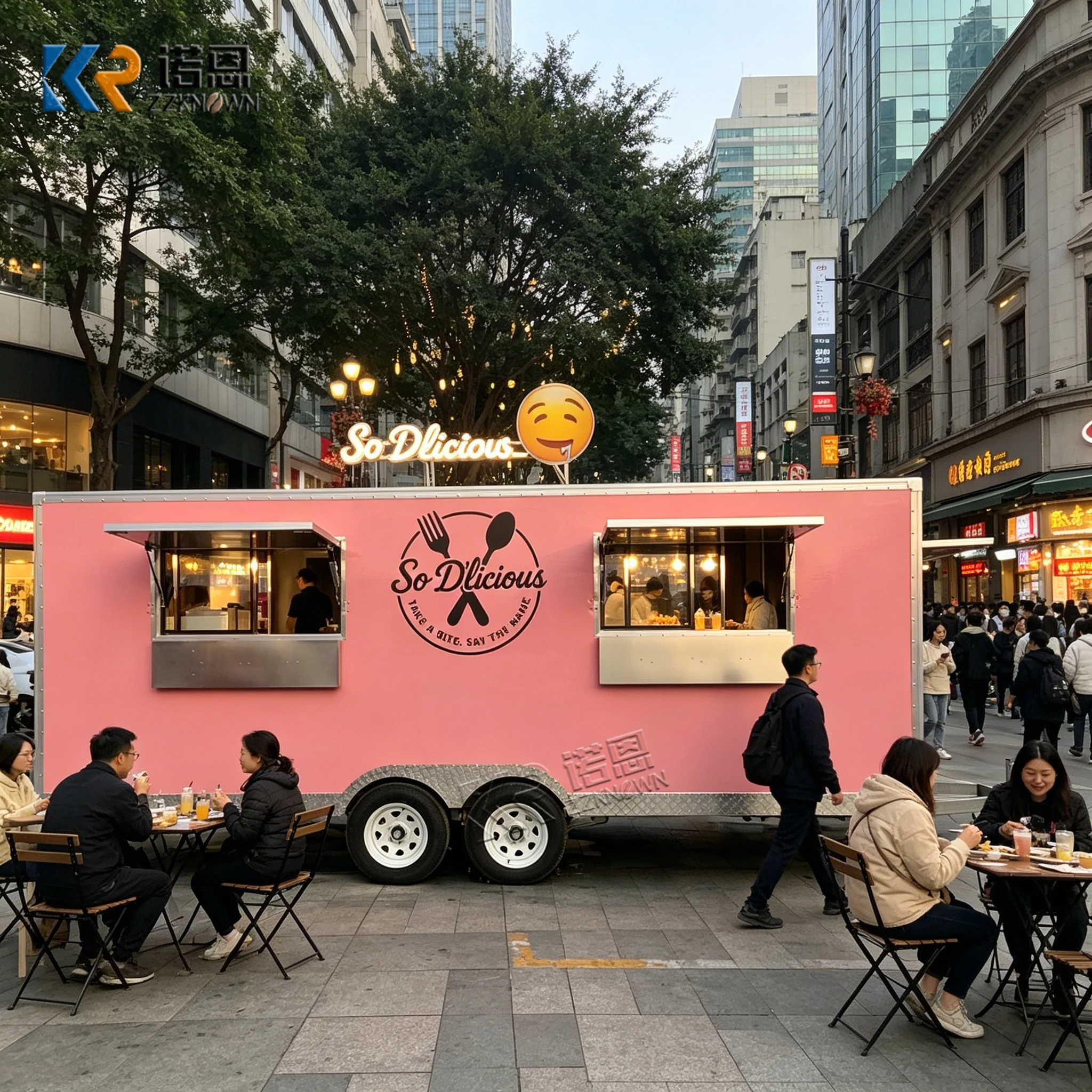 Commercial Catering Trailer Stainless Steel Food Truck Mobile Multifunctional Coffee Shop BBQ Food Trailer For Sale
Commercial Catering Trailer Stainless Steel Food Truck Mobile Multifunctional Coffee Shop BBQ Food Trailer For Sale