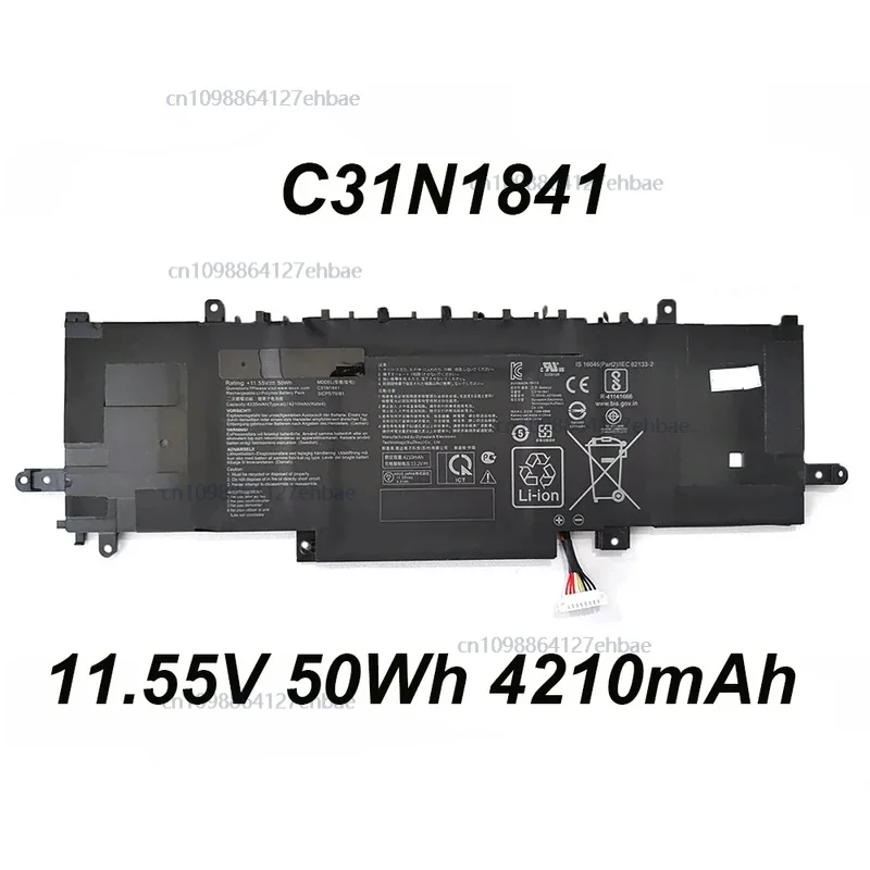 C31n1841 11,55 В 50 Втч 4210 мАч аккумулятор для ноутбука Asus Zenbook 13 ux334fa ux334fl 14 um433 um433da ux434f ux434da seriesfast
C31n1841 11,55 В 50 Втч 4210 мАч аккумулятор для ноутбука Asus Zenbook 13 ux334fa ux334fl 14 um433 um433da ux434f ux434da seriesfast