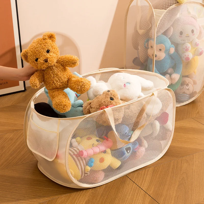 Children's Toy Storage Basket Living Room Household Large Capacity Foldable Storage Bag
Children's Toy Storage Basket Living Room Household Large Capacity Foldable Storage Bag