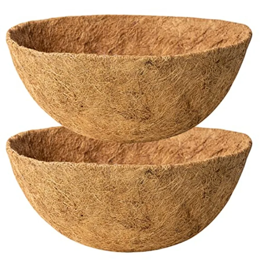 Natural Coconut Fiber Liner for planters Coco Replacement Liners for Hanging Flower Basket Planter Extra Large Coco Coir Pots f
Natural Coconut Fiber Liner for planters Coco Replacement Liners for Hanging Flower Basket Planter Extra Large Coco Coir Pots f