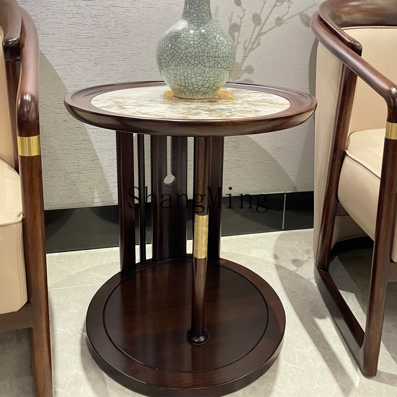 CL new Chinese-style solid wood small round few ebony wood zen living room sofa side few balcony casual round small tea table
CL new Chinese-style solid wood small round few ebony wood zen living room sofa side few balcony casual round small tea table