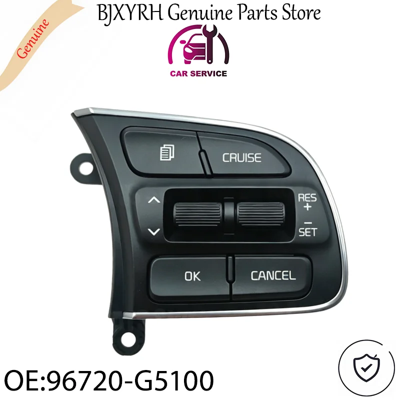96720G5100 Cruise Control Switch Right Hand for Kia Niro 2017-2019 OEM 96720-G5100
96720G5100 Cruise Control Switch Right Hand for Kia Niro 2017-2019 OEM 96720-G5100