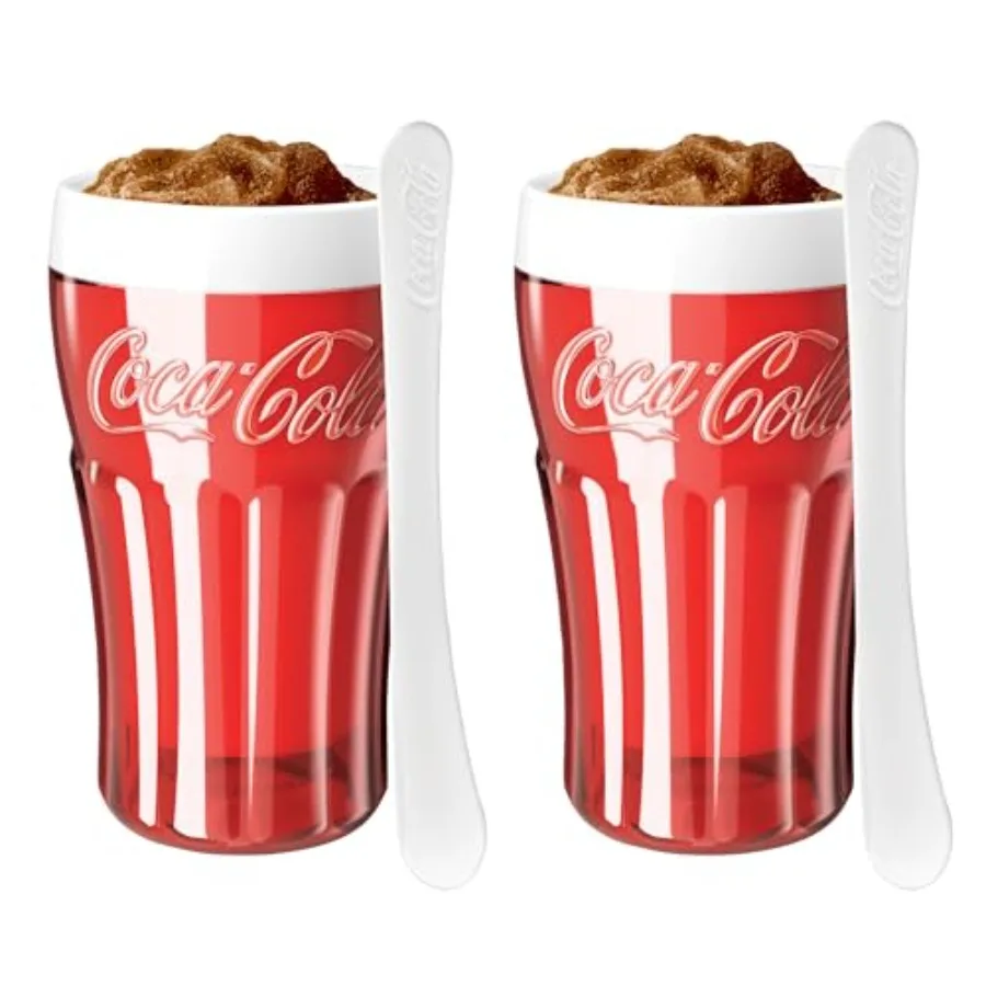 Coca-Cola Float and Slushy Maker, Retro Make and Serve Cup with Freezer Core Creates Single-serving Smoothies, Slushies and Mil
Coca-Cola Float and Slushy Maker, Retro Make and Serve Cup with Freezer Core Creates Single-serving Smoothies, Slushies and Mil