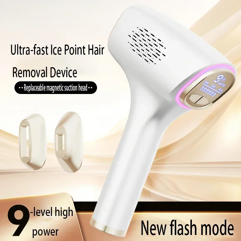 Three-in-One Rapid Flash Handheld Strong Pulse Light Hair Removal Device - 990,000 flashes per minute. Suitable for home use. Co
Three-in-One Rapid Flash Handheld Strong Pulse Light Hair Removal Device - 990,000 flashes per minute. Suitable for home use. Co