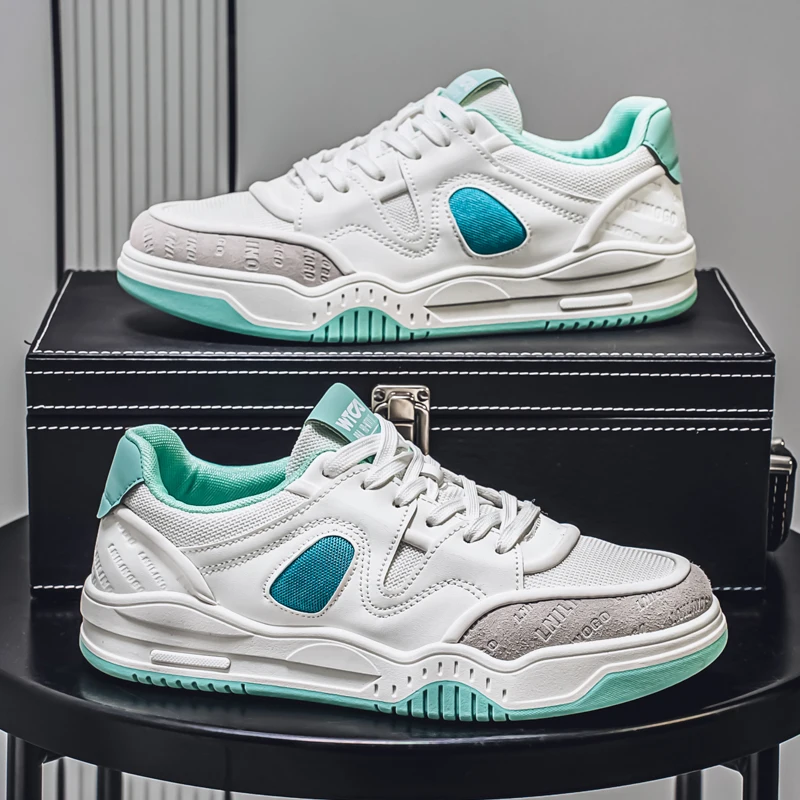 Mens Skate Shoes Breathe Mesh Casual Anti Slip Wear-resistant Flat Sneakers Fashion Outdoor Sports Walking Shoes for Men
Mens Skate Shoes Breathe Mesh Casual Anti Slip Wear-resistant Flat Sneakers Fashion Outdoor Sports Walking Shoes for Men