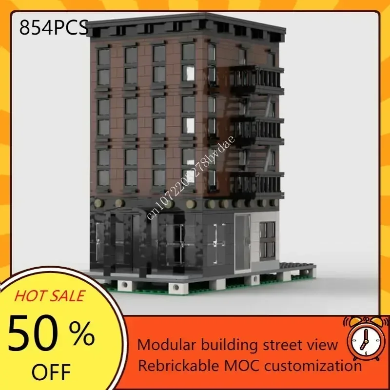 New York Apartment Modular MOC Model Creative Street View Custom Puzzles Architecture DIY Educational Assembly Toy Gift
New York Apartment Modular MOC Model Creative Street View Custom Puzzles Architecture DIY Educational Assembly Toy Gift