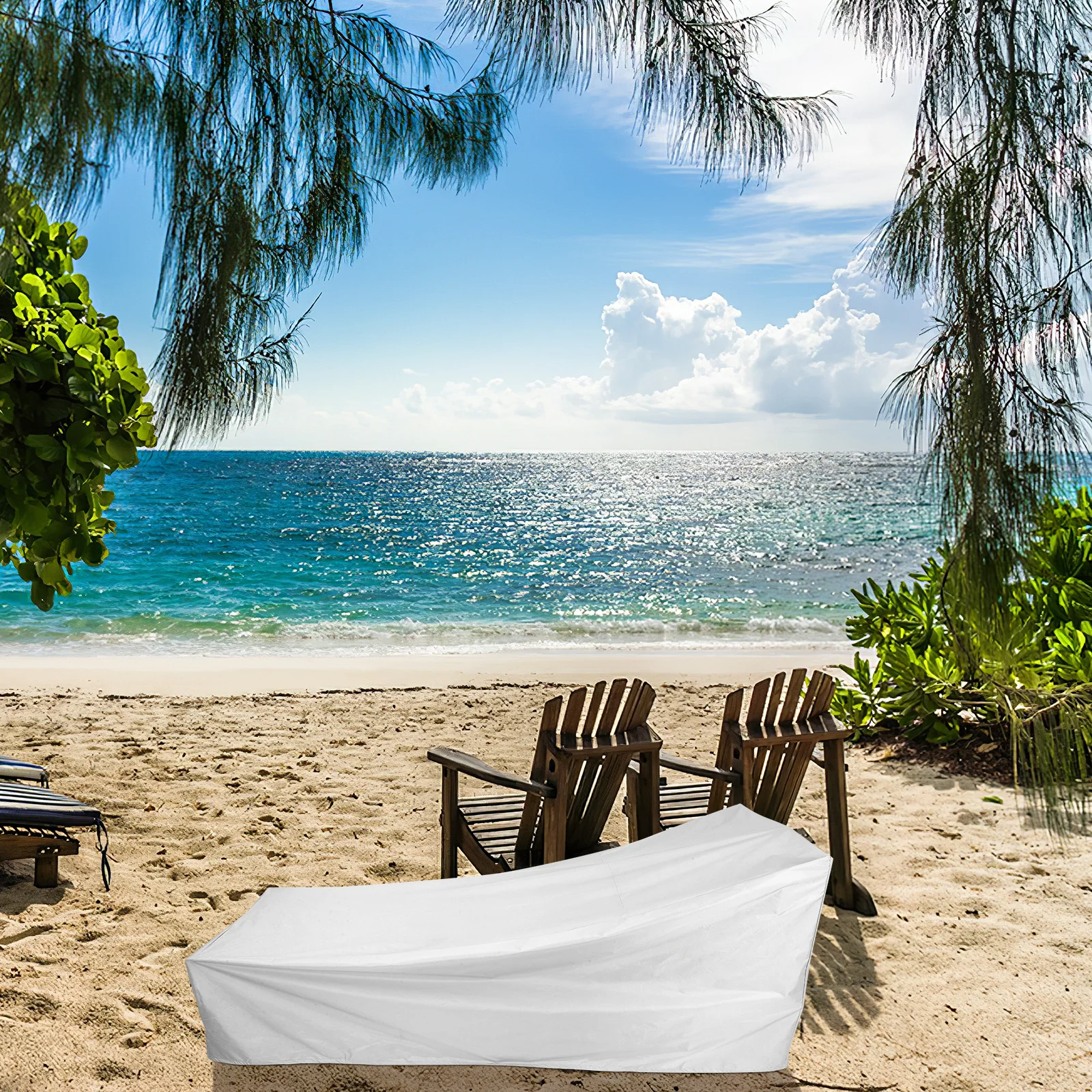 Outdoor Sun Lounger Cover Oxford Fabric Recliner Slipcover Patio Chair Protector Garden Lounge Cover All Season Weatherproof
Outdoor Sun Lounger Cover Oxford Fabric Recliner Slipcover Patio Chair Protector Garden Lounge Cover All Season Weatherproof