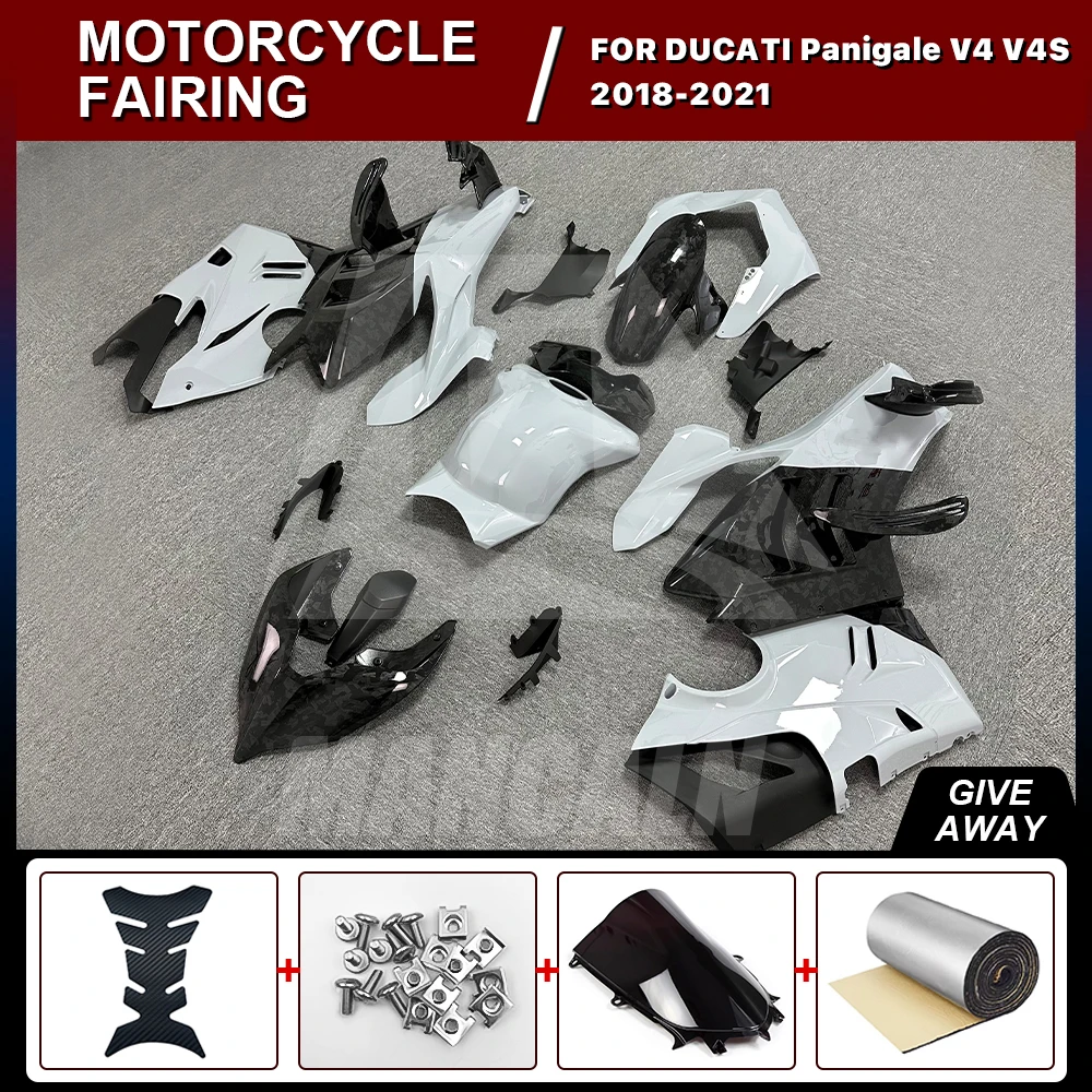 Motorcycle fairings kit, full Injection,for DUCATI Panigale V4 V4S V4R,2018-2021,ABS Forged carbon Body Kit, with GP wing,grey
Motorcycle fairings kit, full Injection,for DUCATI Panigale V4 V4S V4R,2018-2021,ABS Forged carbon Body Kit, with GP wing,grey