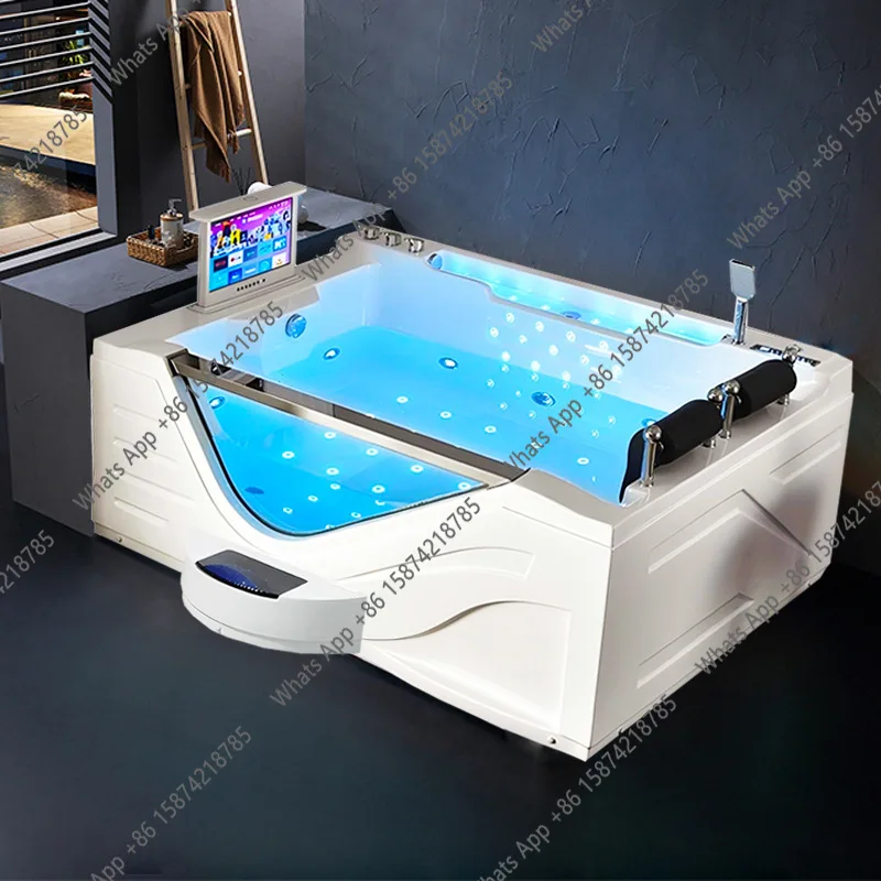 Double Surf Bath Family Luxury Massage Thermostat Heating Smart Couple Acrylic Bath with Pedals Home
Double Surf Bath Family Luxury Massage Thermostat Heating Smart Couple Acrylic Bath with Pedals Home