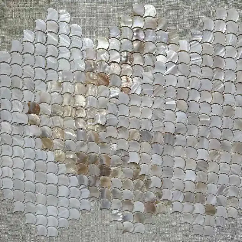 Shell Mosaic Tile Natural White Mother of Pearl Wall Backsplash Bathroom Tiles fish scale sheet kitchen 97
Shell Mosaic Tile Natural White Mother of Pearl Wall Backsplash Bathroom Tiles fish scale sheet kitchen 97