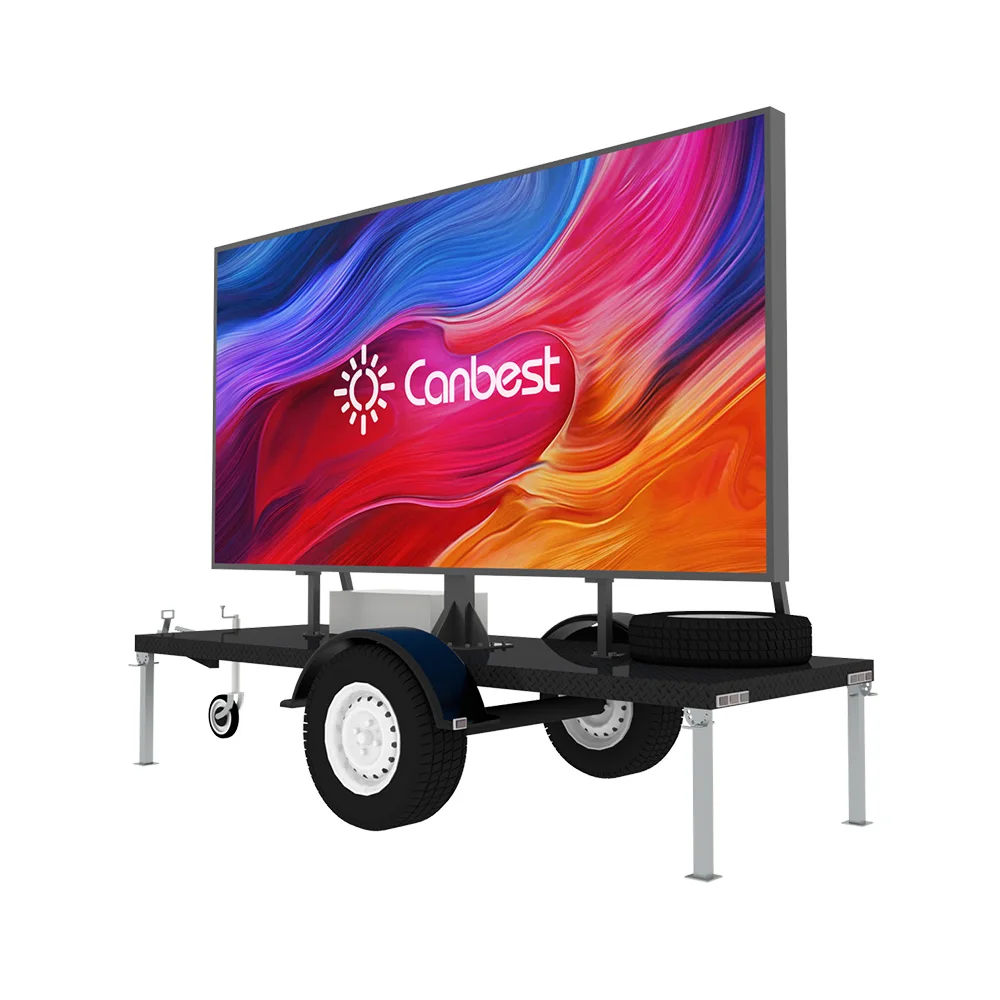 P4 Digital Signage Electric Billboard for Vehicle Graphic Led Mobile Trailer Drive Through Open Sign Advertising Display Wheel
P4 Digital Signage Electric Billboard for Vehicle Graphic Led Mobile Trailer Drive Through Open Sign Advertising Display Wheel