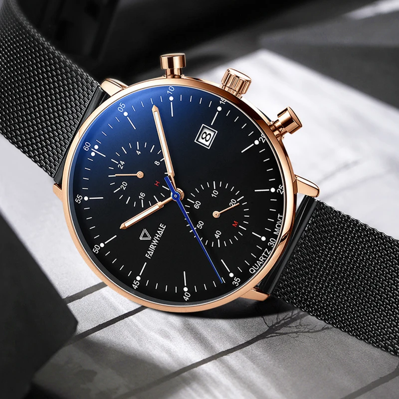 Марк Fairwhale, бренд 5400, простые модные часы, мужские роскошные черные кварцевые часы, деловые мужские автоматические наручные часы с датой
Марк Fairwhale, бренд 5400, простые модные часы, мужские роскошные черные кварцевые часы, деловые мужские автоматические наручные часы с датой